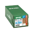 SPAX - Vis 8x120 bois acier inoxydable A4 B50