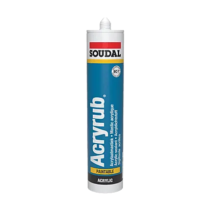 MASTIC ACRYLIQUE ACRYRUB NOIR CARTOUCHE DE 300 ML