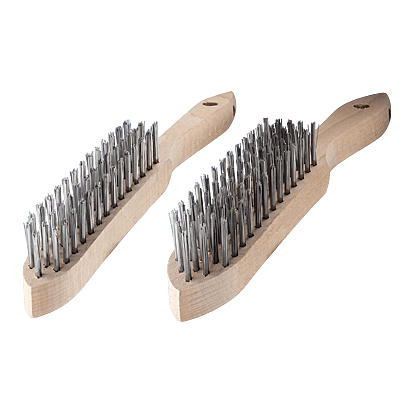 Brosse métallique acier 6 rangs