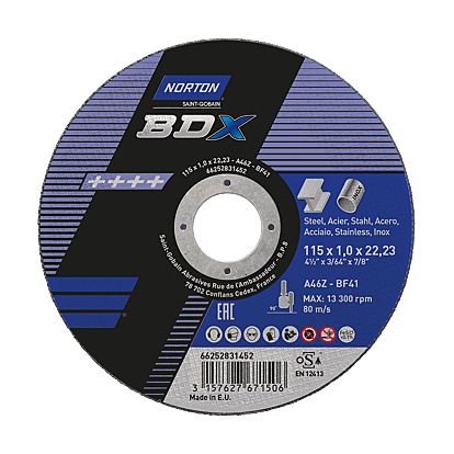 Disque à tronçonner plat BDX
