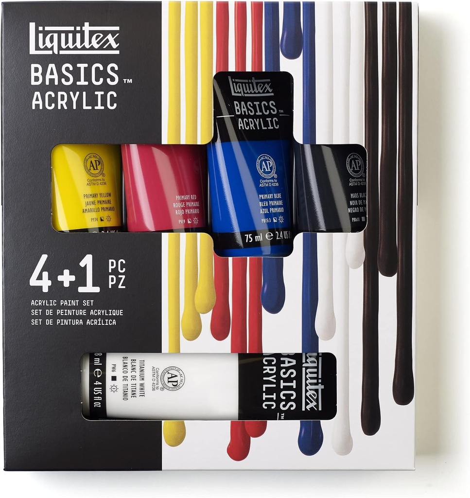 Peinture acrylique set 5 x 118 ml